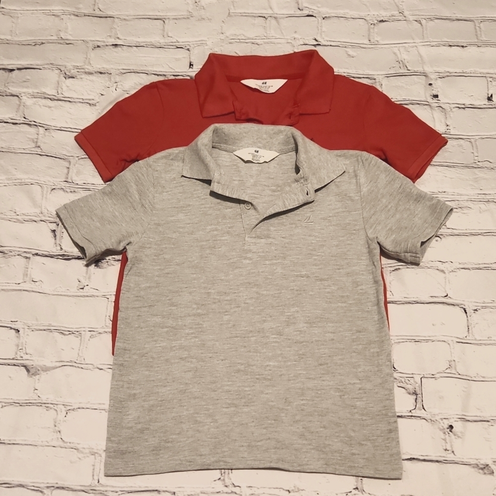 H&M Kids Polo Shirt Set Size 6X-7